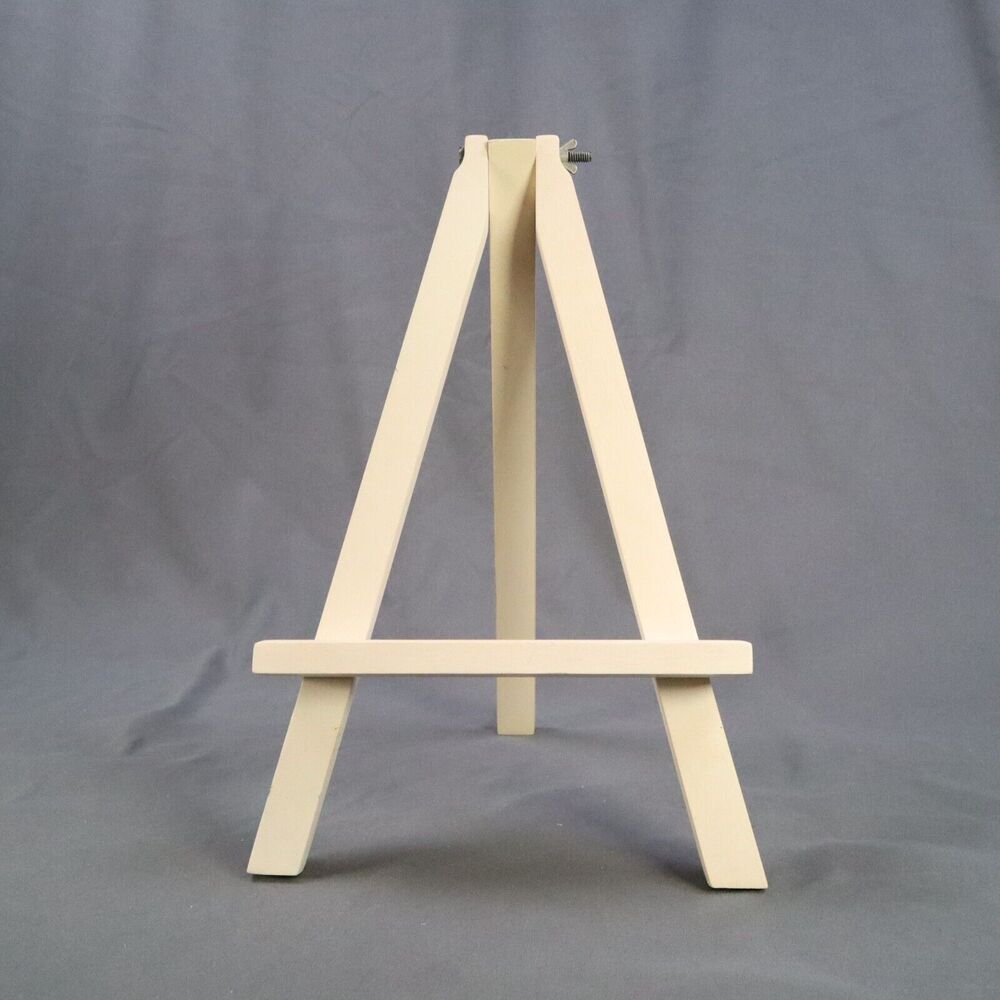 Easel Tabletop White Wooden 16" Painters Easel Art Display